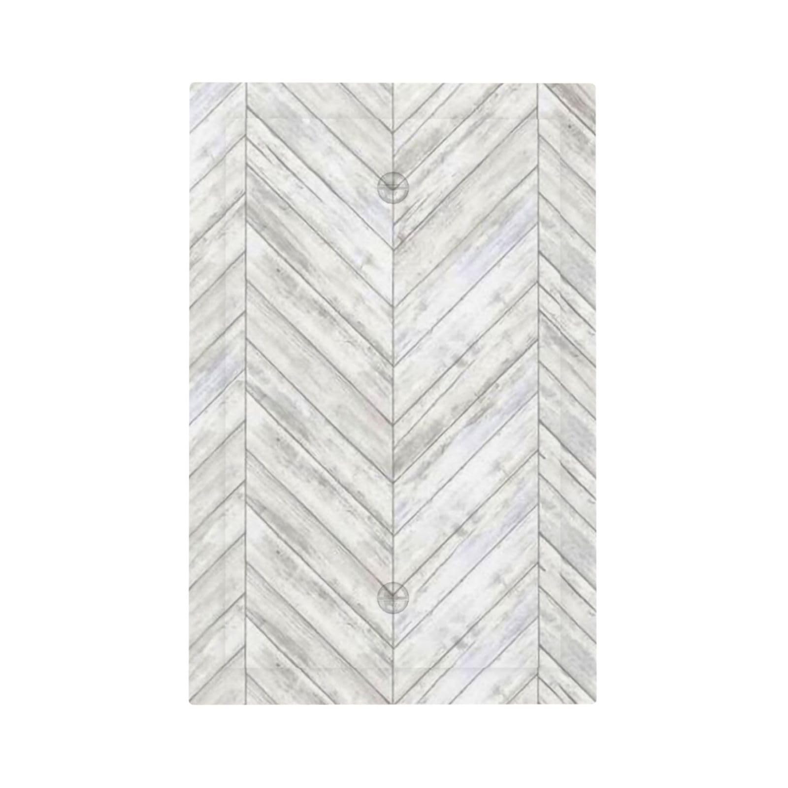Decorative Country Kitchen Vintage Rustic Wood 1-Gang Blank Wall Plate
