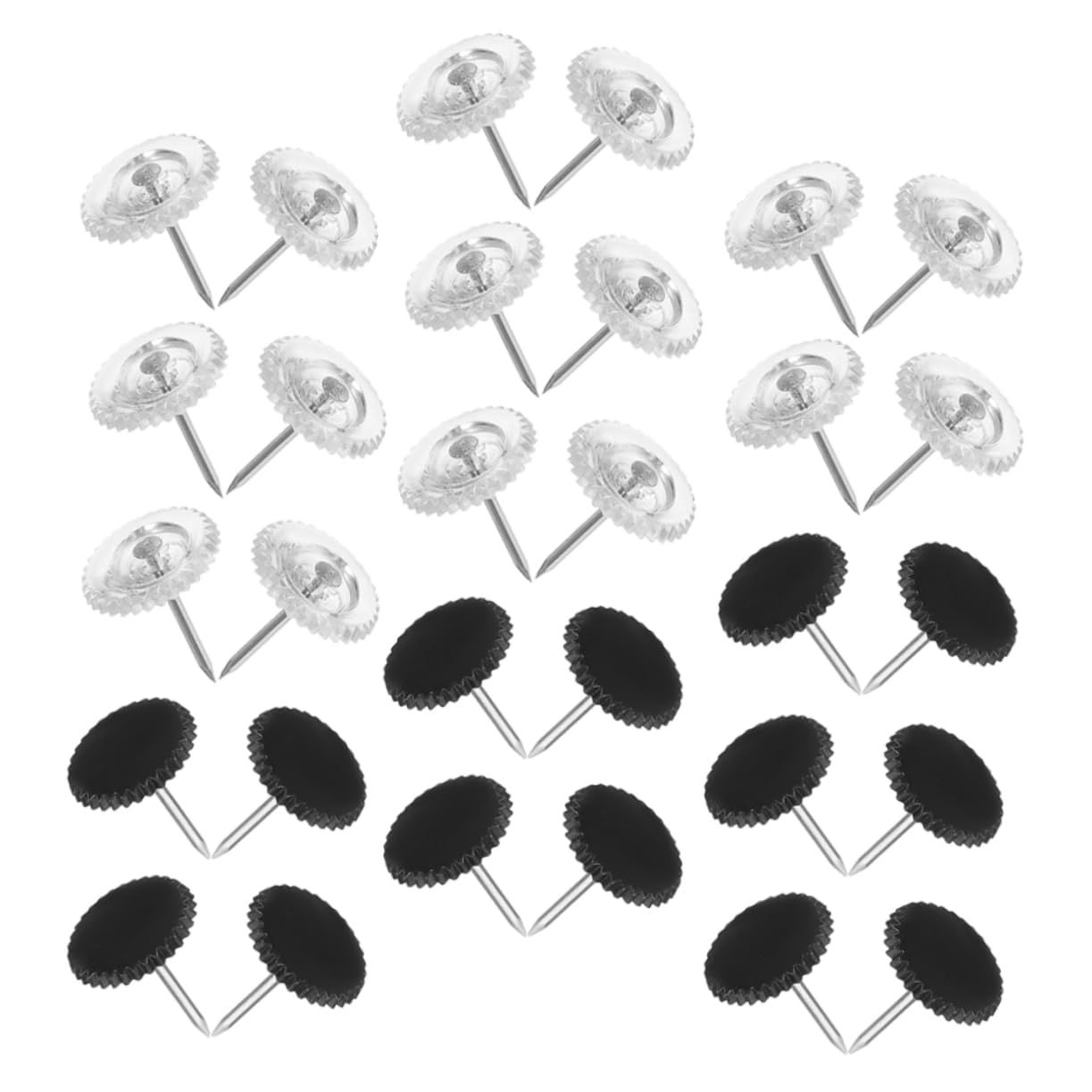 Artibetter 800piezas Chinchetas Transparentes para Tablero De Corcho Push Pins De Plástico para Oficina y Fáciles De Usar y Almacenar
