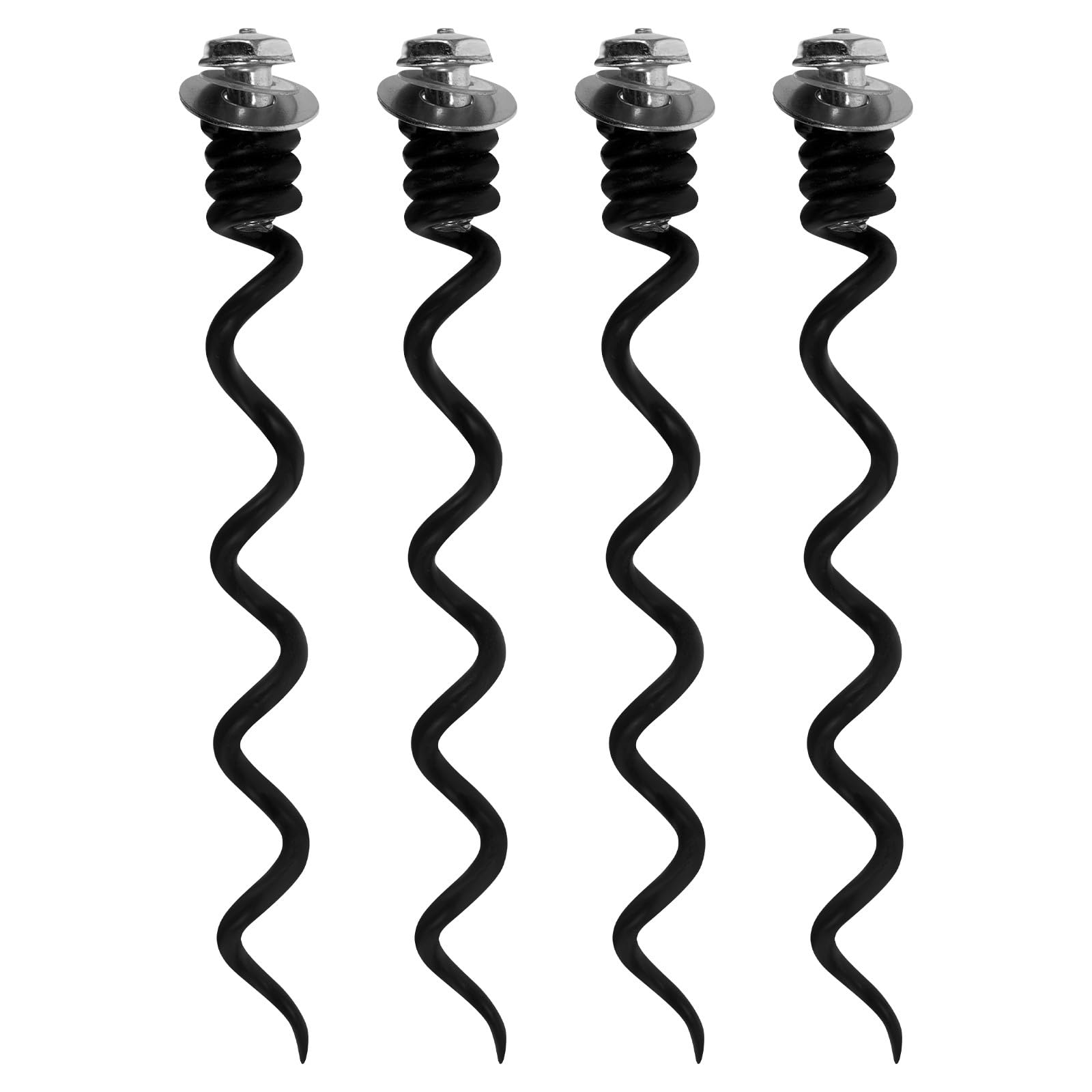 4 Stück Reparaturset mit Metallspirale für Flaschenöffner Präzises Design und Breite Anwendbarkeit Schwarzer Korkenzieher Ersatz mit Reparaturkit
