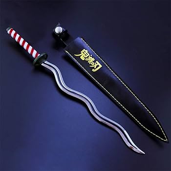 鬼滅の刃　ペーパーナイフ　日輪刀　伊黒小芭内　新品未開封品 Amazon.co.jp: Wanqian おもちゃ 飾り 日輪刀 伊黒 小芭内 鬼滅