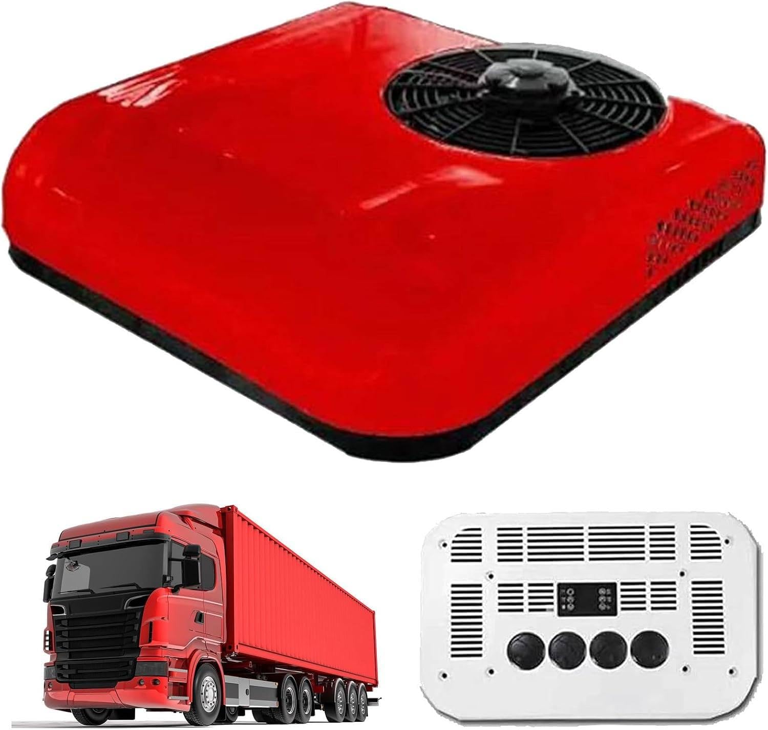 Klimatyzator Dachowy 12V/24V DC do Kampera i Pojazdu Użytkowego Red-24V