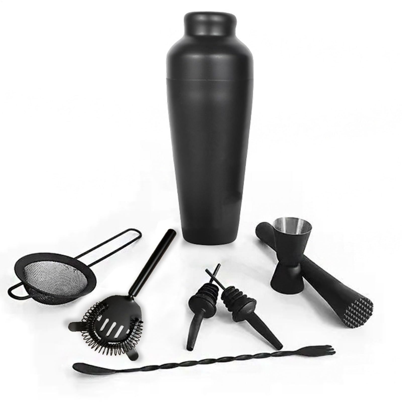 Kit à Shaker à Cocktails Acier Inoxydable Outil Pratique Ergonomique