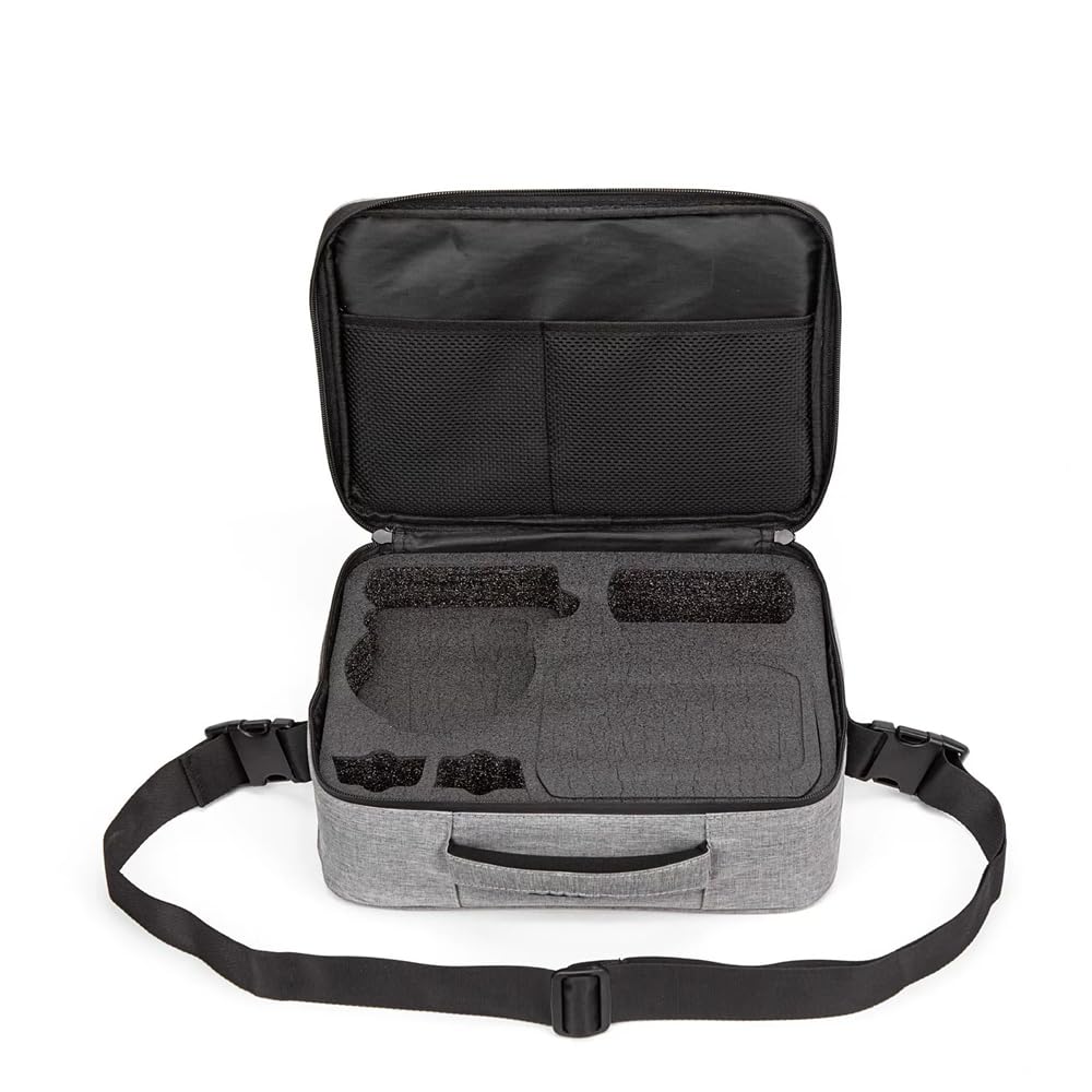 Custodia per DJI Flip, borsa da viaggio in tessuto Oxford per Drone/.telecomando RC2/RC-N3/Batterie/Elica volare più accessori combo, grande capacità Drone Organizzatore Borsa (Nero)