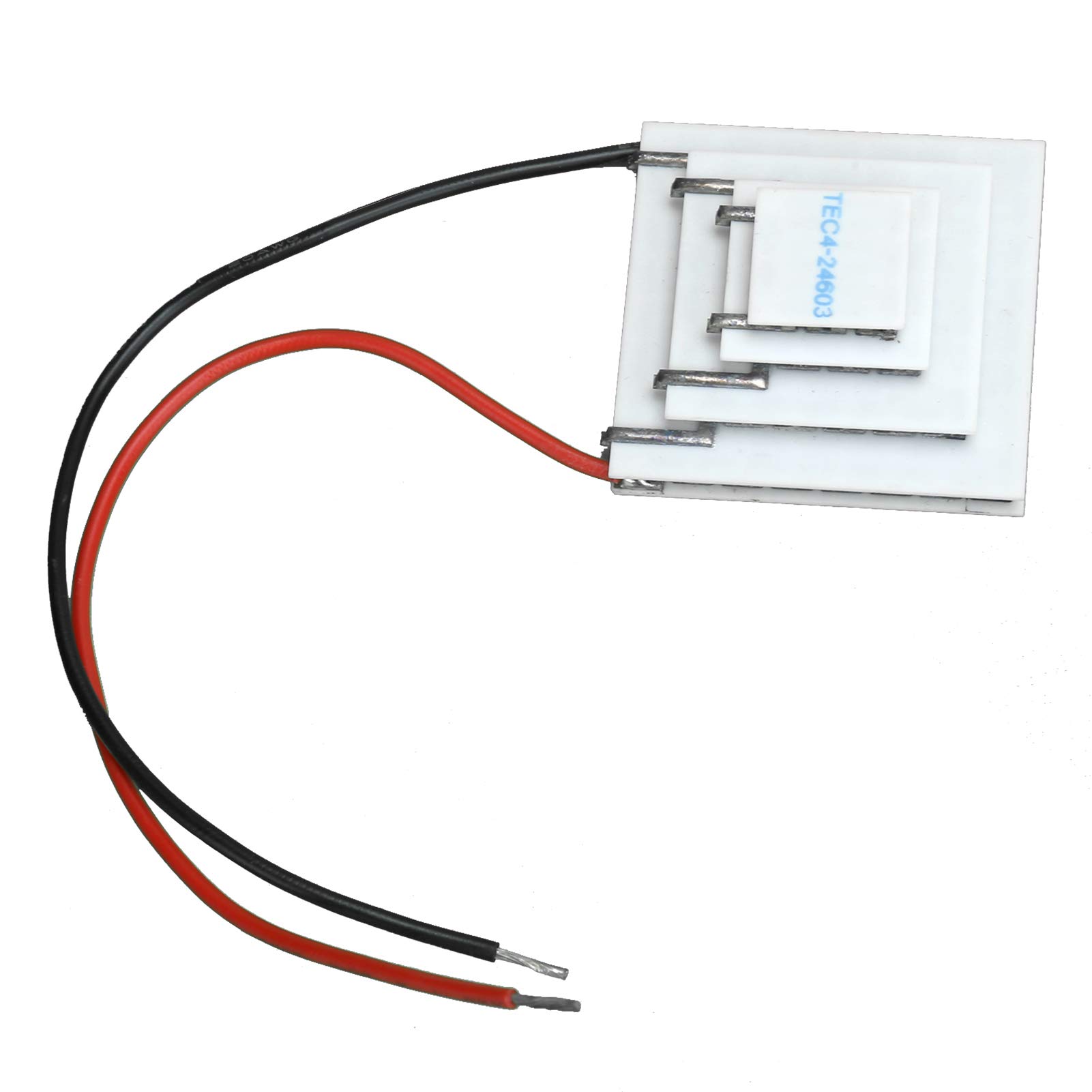 Dispositivo di Raffreddamento Termoelettrico, Accessori per Computer di Refrigerazione in Ceramica a 4 Strati TEC4-24603 15-20-30-40mm DC12V, Guarnizione in Gomma Siliconica 704