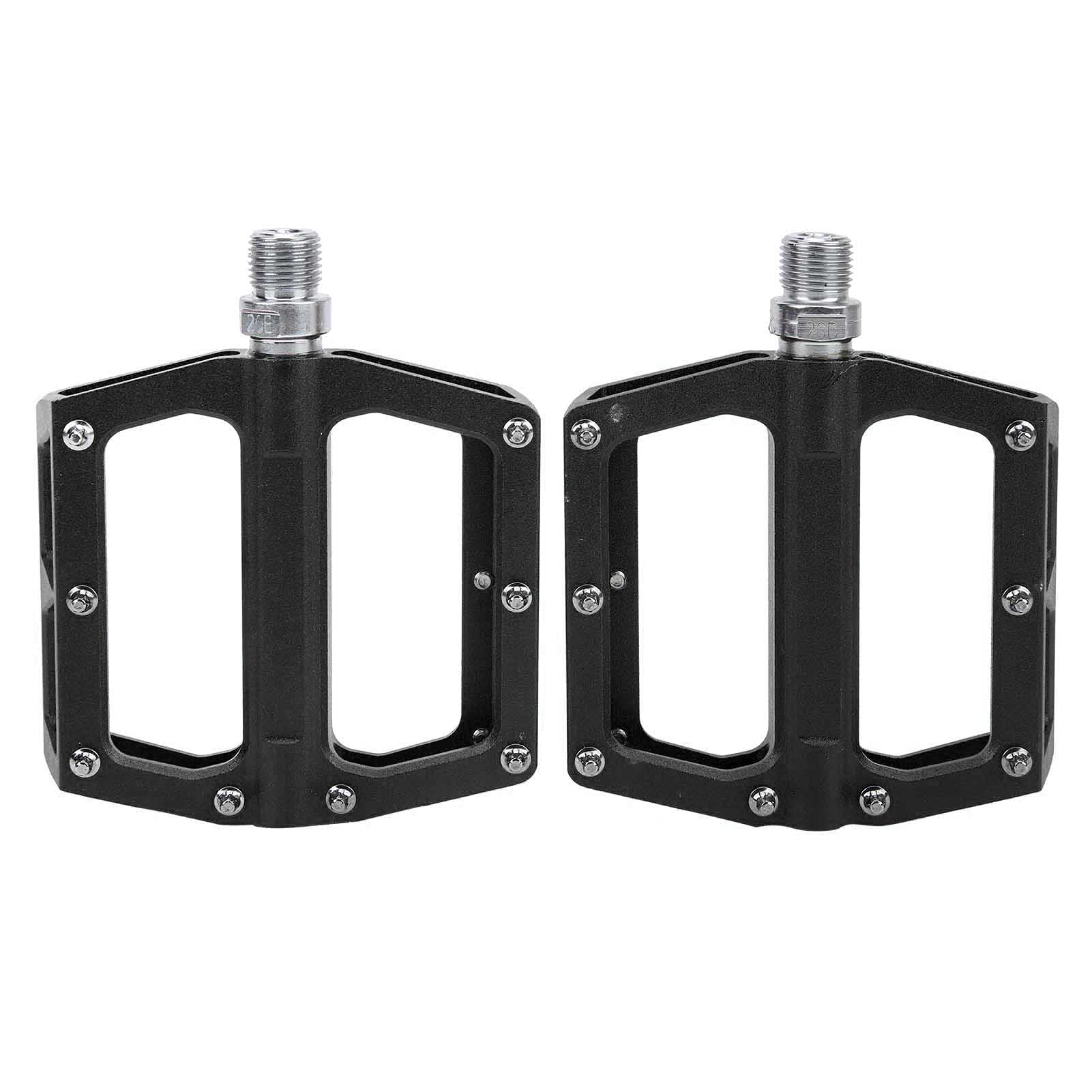 2 pedały MTB, antypoślizgowe płaskie pedały ze stopu aluminium z uszczelnionymi łożyskami, lekkie pedały obrabiane CNC do rowerów górskich i rowerów