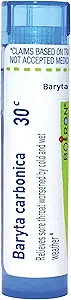 My Personal Guide to the Best Homeopathic Remedies for Difficulty Swallowing (Dysphagia) 12 Boiron Baryta Carbonica 30C for Sore Throat Worsened by Cold & Wet Weather - 80 Pellets