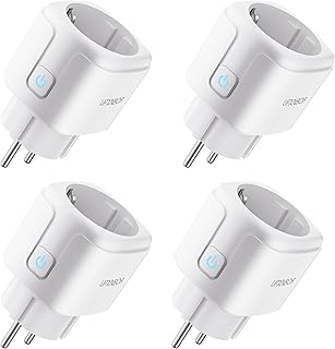 UPXNBOR Smart Socket 16 A with Current Measurement – WiFi Smart Home Works with Alexa, Google Home – Timer & App Remote Ac…