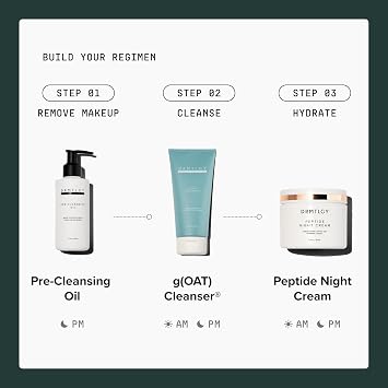 DRMTLGY Pre-Cleansing Oil | Makeup-Melting Face & Eye Cleanser | Waterproof makeup removal, Mascara & sunscreen removal, Double-cleanse prep, Gentle eye-area cleansing, Marula oil, Vitamin E