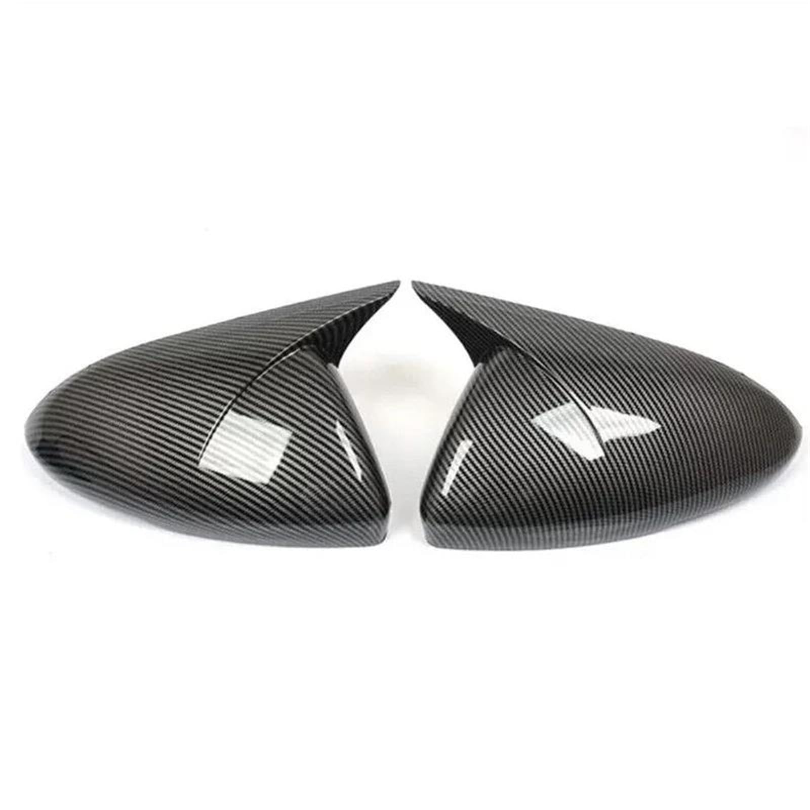 for Chevrolet for Cruze 2016-2019 Car Rearview Side Wing Mirror Cover Cap Exterior Door Housing Trim Adhesive Sticker Car Wing Mirror Covers(Carbon Look)