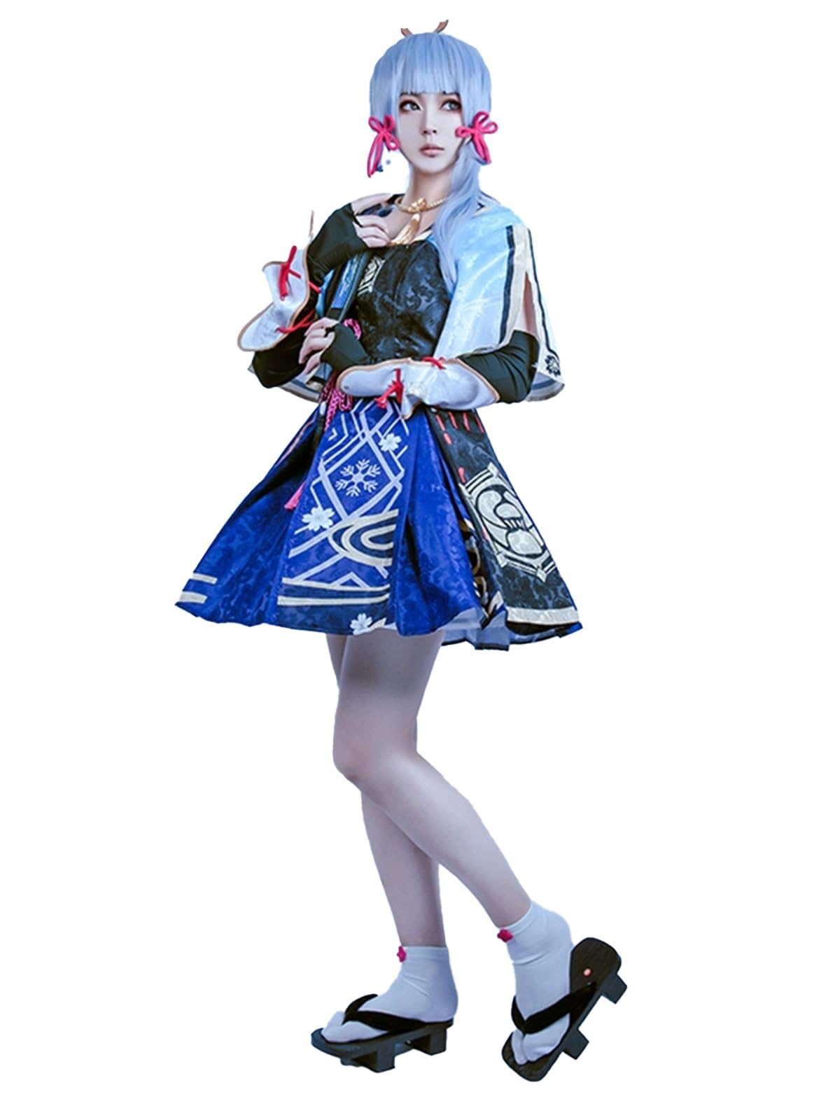 OSIAS Genshin Impact Kamisato Ayaka Cosplay Outfit Kamisato Ayaka Costume(M)