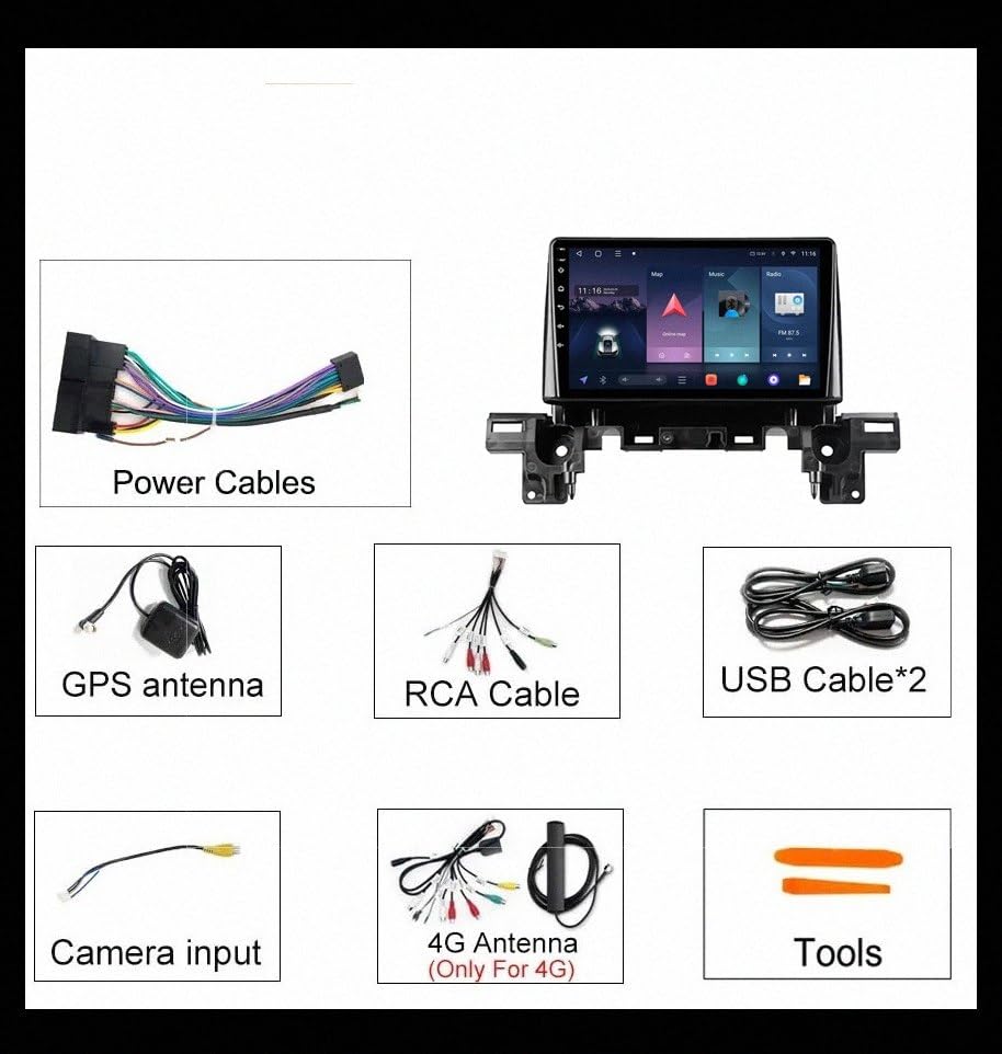 Pantalla Táctil HD para Mazda CX-5 2 II Olvida los Cables con Android Auto 6