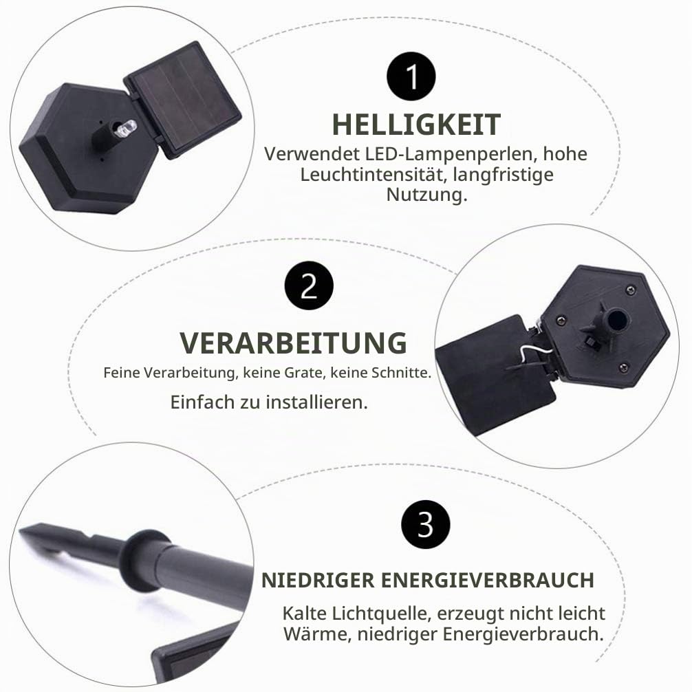 Uonlytech 2 Stück Solar Weihnachtsweg Lichter im Freien Schneemann Garten Pfahl Lichter wasserdichte Weihnachtsdekorationen für Terrasse Gehweg Hof Rasen (Zufällige Farbe)