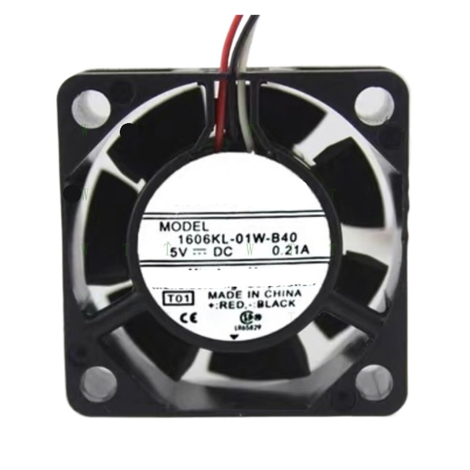 Vdoqtljt One Color 1606Kl-01W-B40 5V 0.21A Three-Wire 4Cm 4015 Cooling Fan
