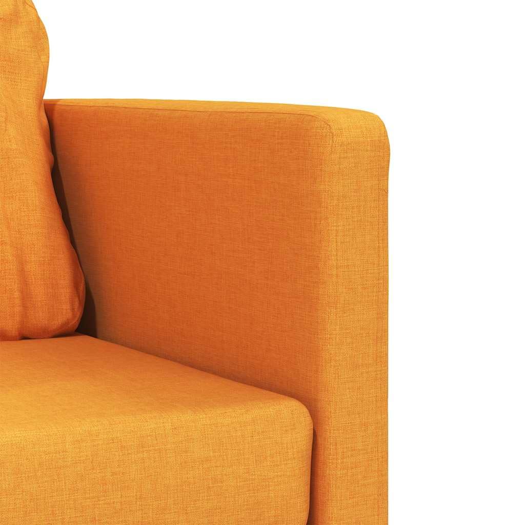 Sofá cama de color amarillo oscuro con función de dormir, 112 x 174 x 55 cm, pequeño sofá cama de tela y metal, banco con asiento cómodo para salón, habitación juvenil, estudio, habitación de