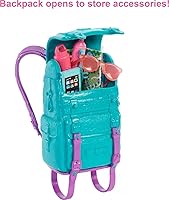 Vista 3 de Barbie Muñeca y accesorios, se necesitan dos muñecas de camping "Malibu" con cachorro de mascota y más de 10 accesorios