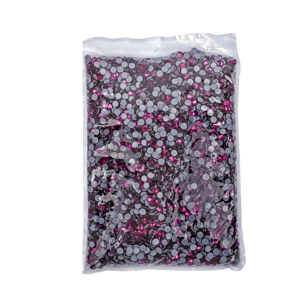 Strass hotfix fuchsia SS20 de 14400 pièces pour personnalisation de vêtements et sacs