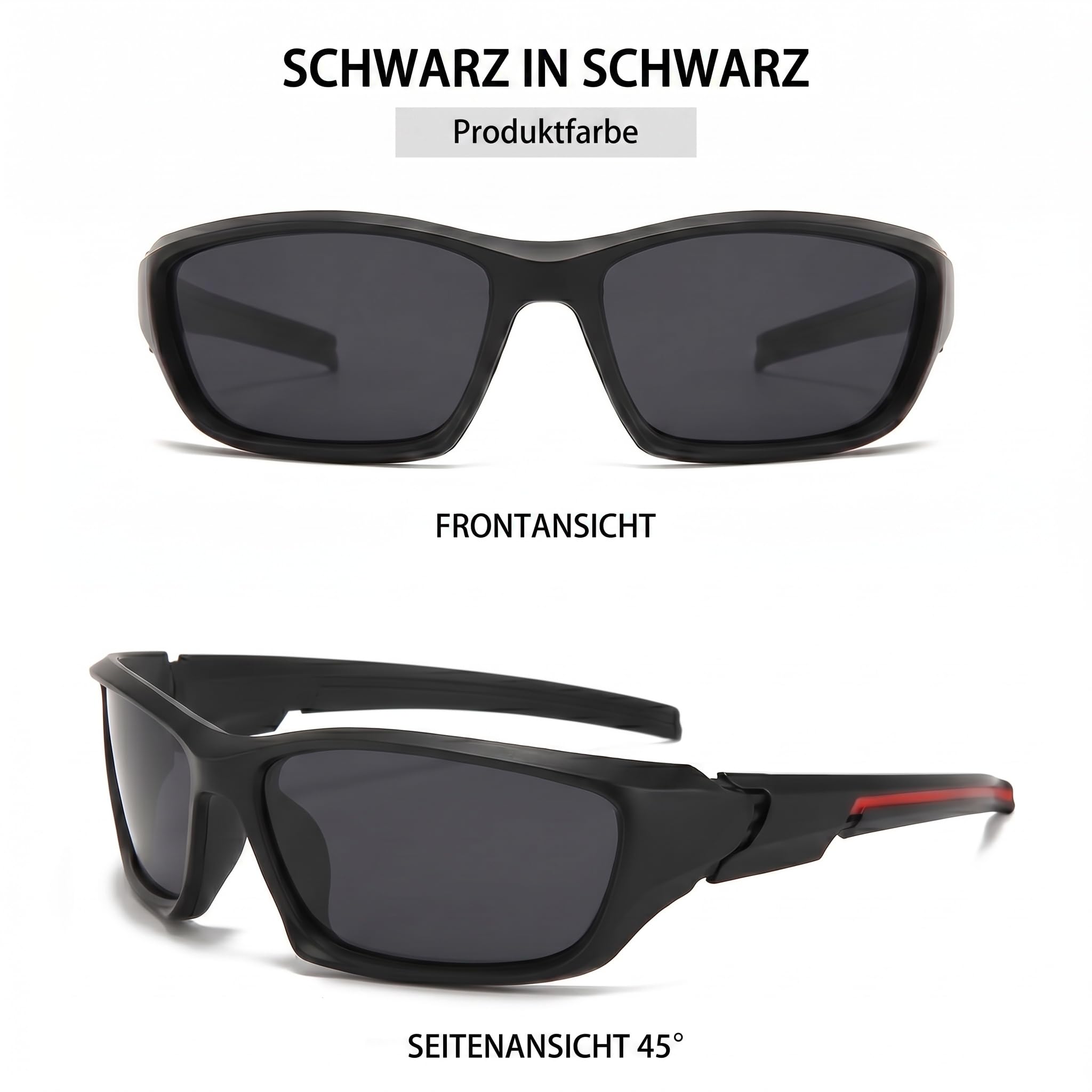 nyfolk sonnenbrille herren, 4er Set nyfolk Pulse Sonnenbrille polarisiert UV400 Unisex Retro Sonnenbrille Damen Herren leichte Outdoor Sportbrille für Autofahren Reisen Alltag