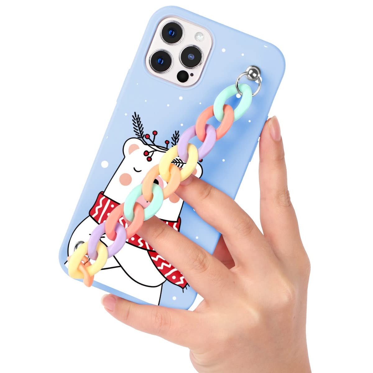 Yoedge 2 Custodie Morbida In Silicone Per Xiaomi Redmi Note 7 6,3 Pollici - Cover Natalizia Con Alce E Babbo Natale, Antiurto E Ultrasottile