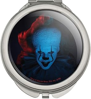 IT: Chapter 2 Blue Pennywise Compact Travel Purse Handbag Makeup Mirror