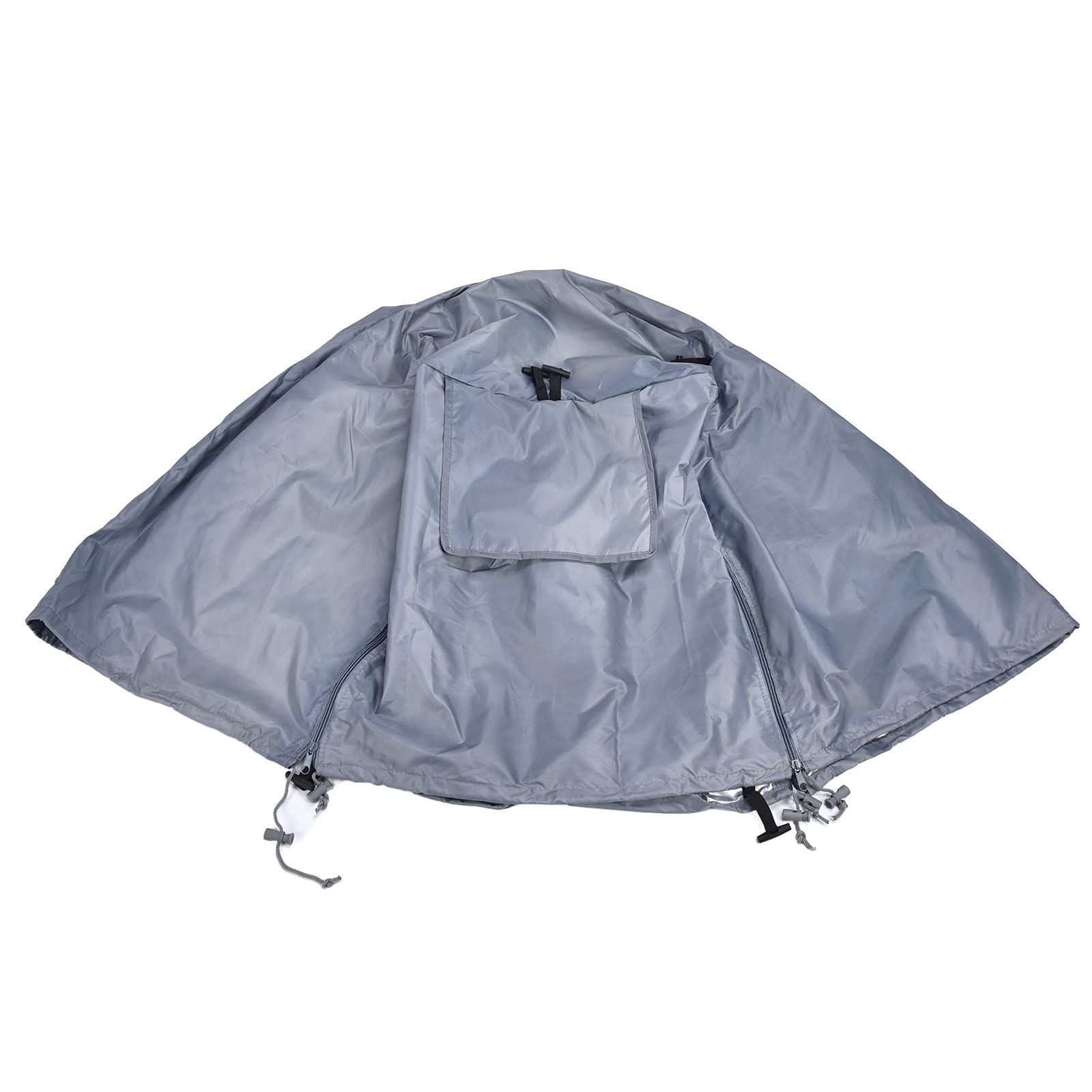Housse de cage pour chien imperméable et pare-soleil avec 2 portes roulantes