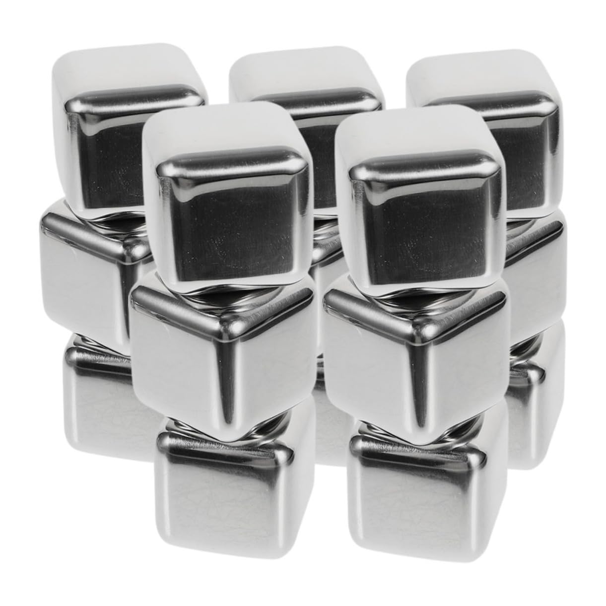 IMIKEYA Lot De 4 Moules Résistants À Lusure Motif Poker Pierres À Vin Pratiques Pierres À Whisky Réutilisables Matériau Épais 15 Pièces X 4