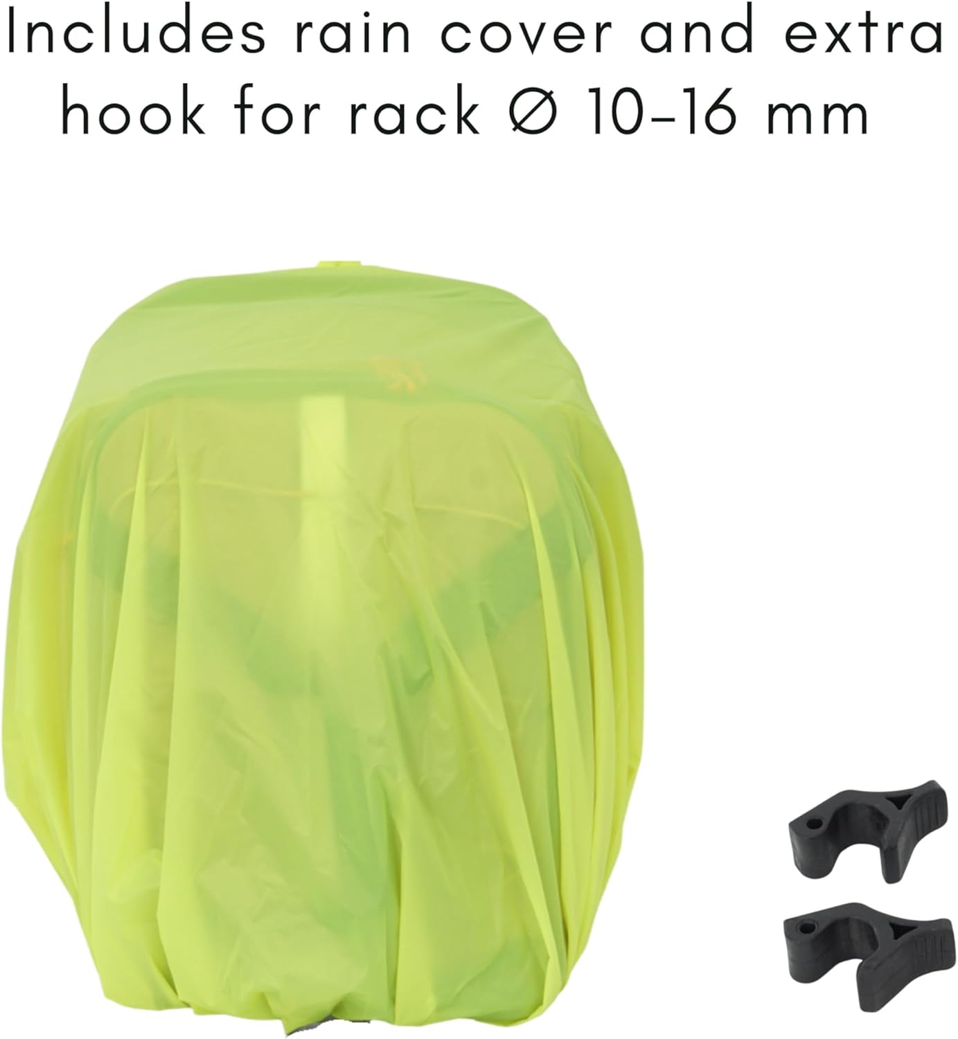 Vincita Voyage B.D.R. 3-in-1 Rear Rack Bag – 37L Backpack, Duffle & Pannier Combo – KLICKfix UniKlip 2.0 Quick Release – Water-Resistant Touring Gear for Folding Bikes. (Blue)
