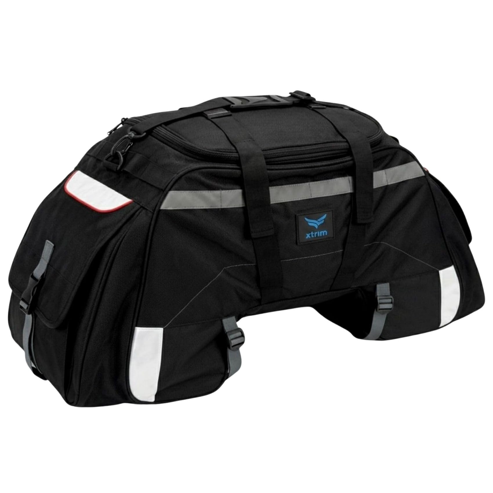 XTRIM 72L Claw Motorcycle Tail Bag Black - Image 1