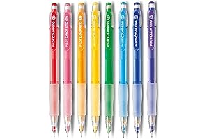 Color Eno Automatic Mechanical Pencil Set of 8 Vibrant BIC Colored Pencils