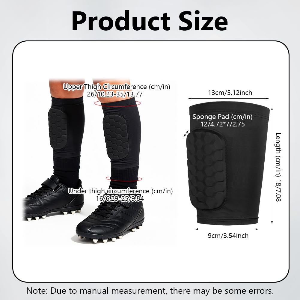 AYBUY 1 Paire Protege Tibia Foot Enfant, Protège Tibia Foot Antichoc Shin Defender Guards, Protections de Football Anticollision Cellulaire, pour Le Football, Le Basket-Ball - 2