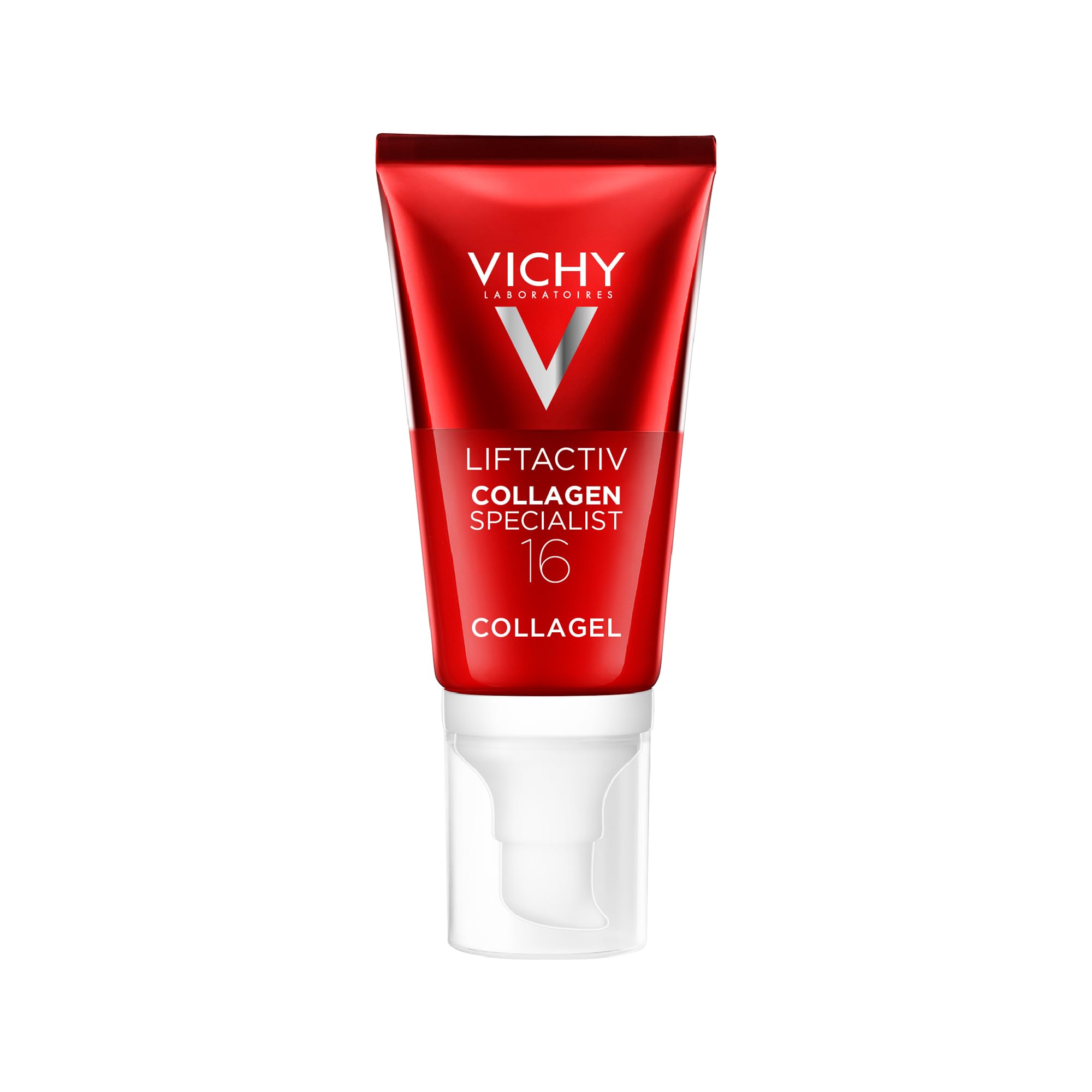 Vichy Liftactiv Hydratisierendes und aufbauendes Kollagen-16-Gel mit Co-Bonding-Technologie für Männer und Frauen, 50 ml