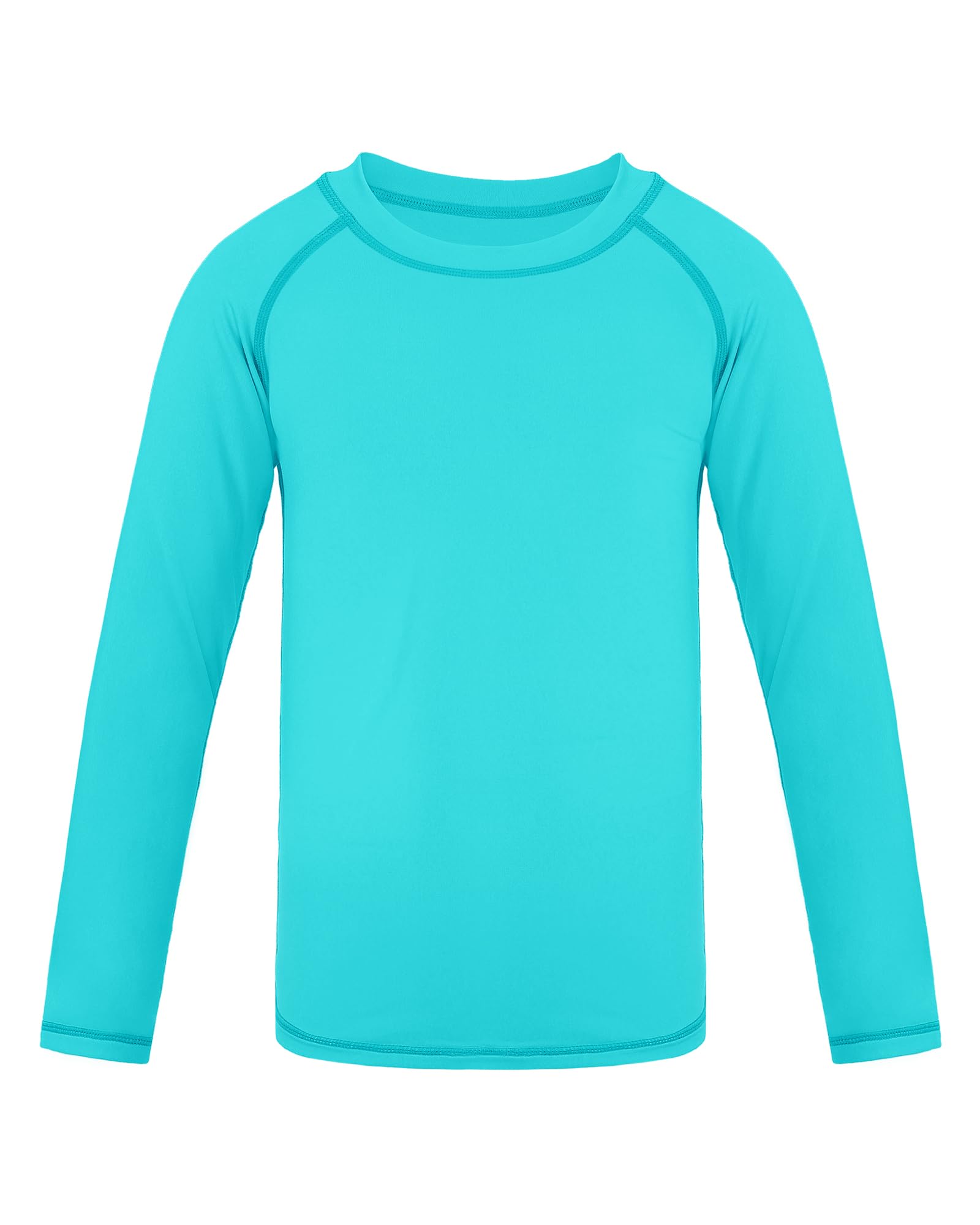 Auranso Boys Rash Guard Swim Shirt UPF 50+ Long Sleeve Sun Protection Quick Dry Shirt