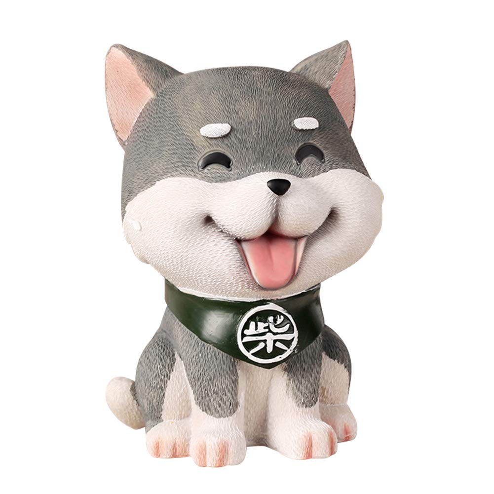 Amazon.co.jp: NOBONU 貯金箱 犬 柴犬 貯金箱 貯金習慣 コイン収納