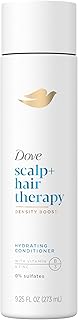 Dove Density Boost Hydrating Conditioner Scalp Therapy for Dry Hair, with Vitamin B3, Zinc and 0% Sulfates, 9.25 oz
