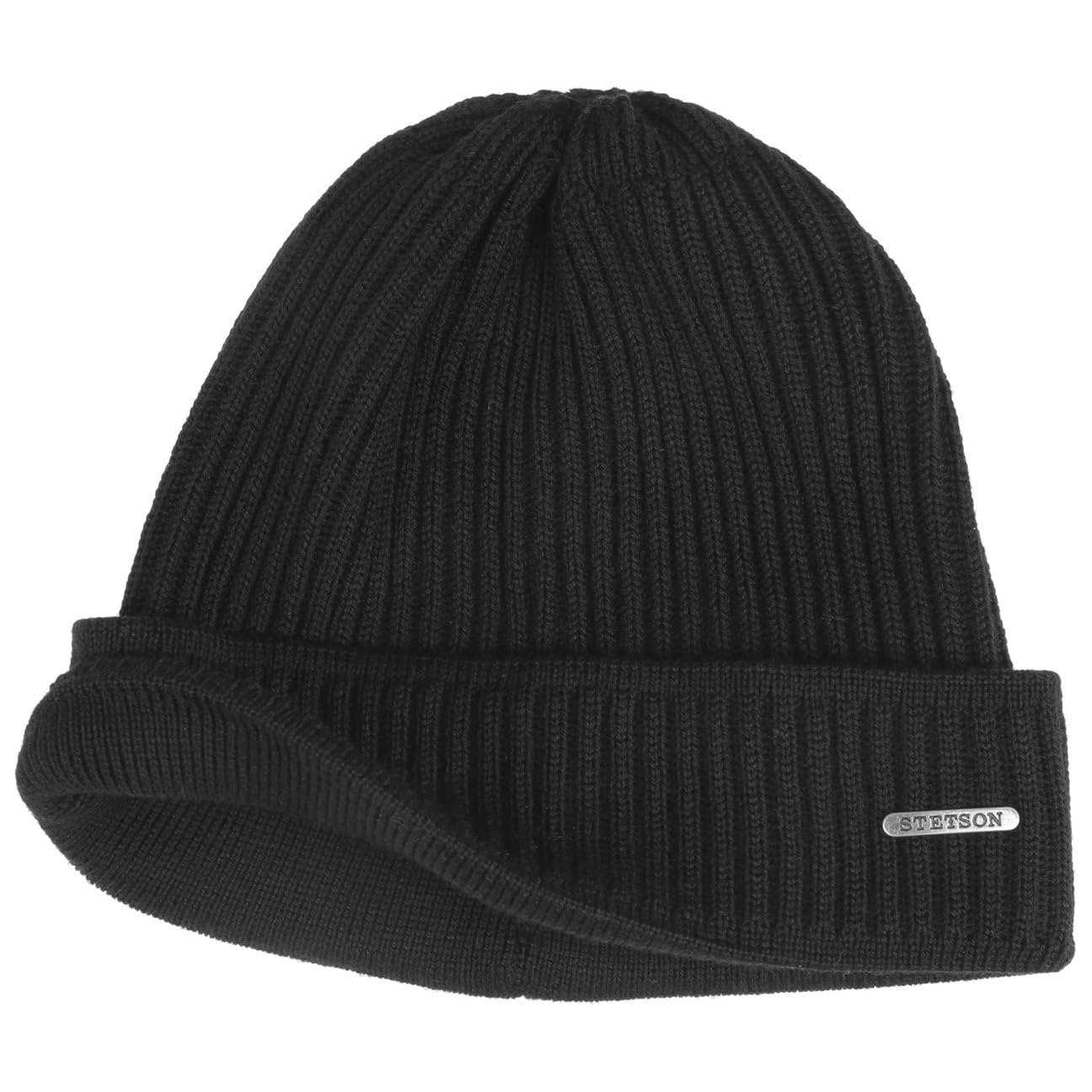 STETSON Parkman czapka dzianinowa z mankietem Wyprodukowano we Wloszech Unisex Jesien Zima