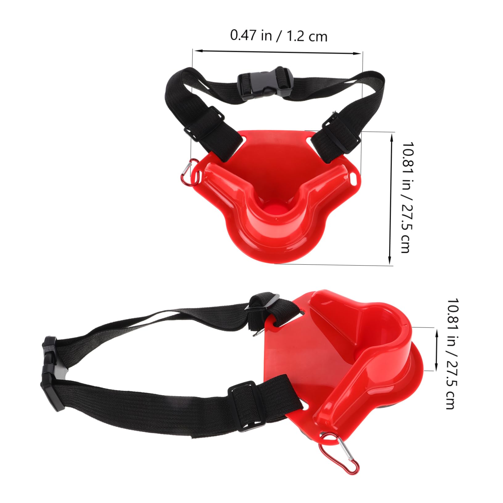 SUPVOX Fishing Waist Belt Rod Holder Adjustable Straps for Outdoor Activities Lightweight Fishing Accessory Belt