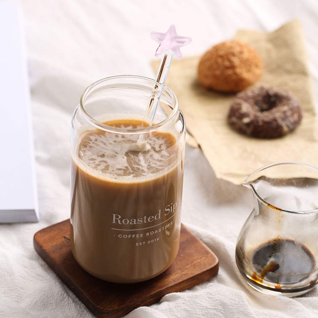 DOITOOL 5pcs Drink Stirrers Stirring Rods for Cocktails Bar Mixers Stirring Bar for Wine Random