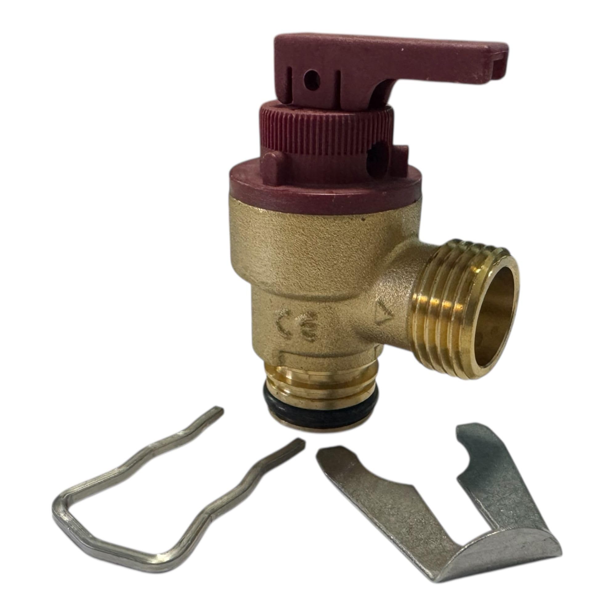 Vaillant 178985 1/2" Brass Pressure Relief Valve (PRV) (0020275015), Fits EcoTEC Pro, Plus, EcoFIT & VU/VUW Boilers