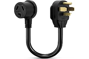 1.5FT 3-Prong to 4-Prong Dryer Adapter