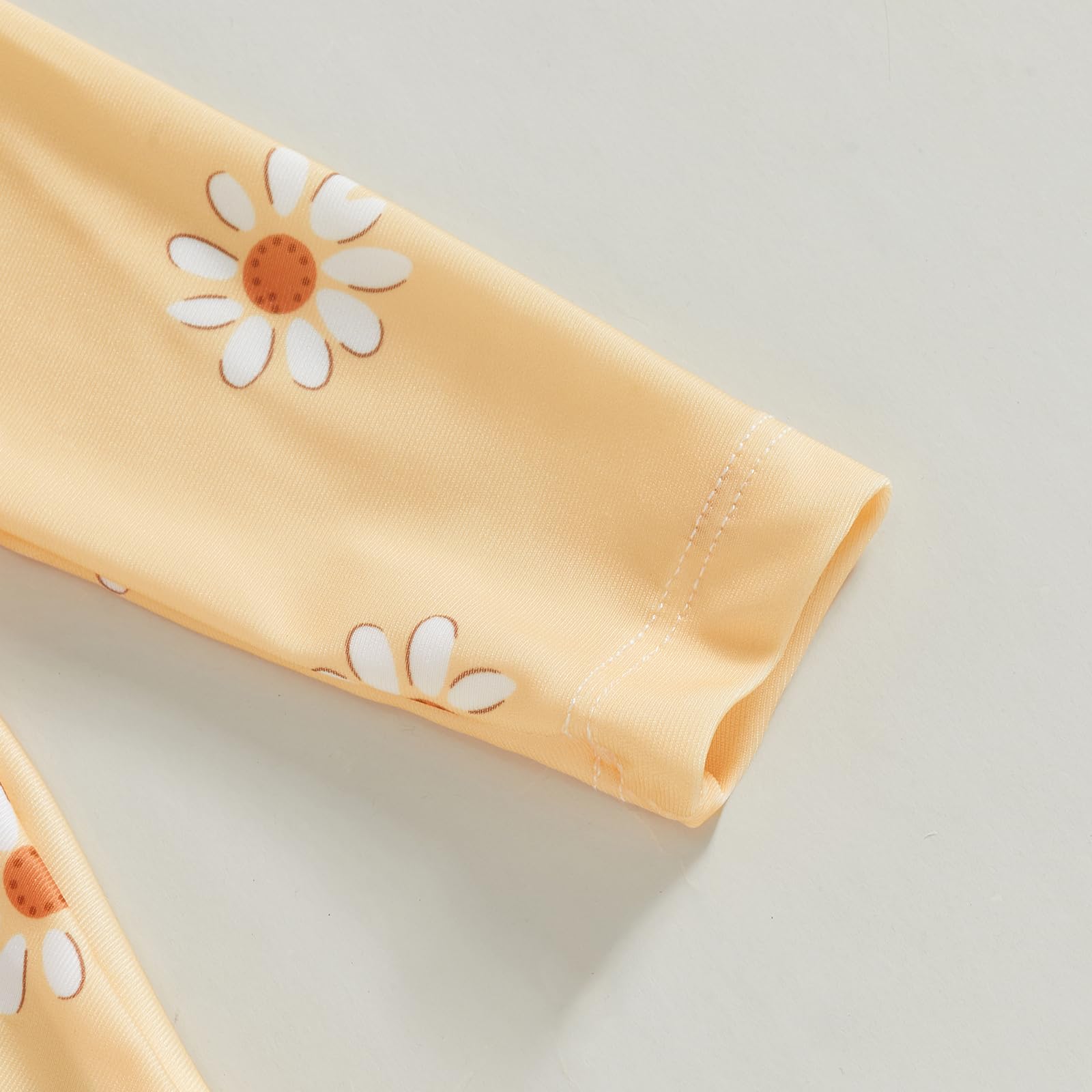 Loalirando Ensemble Maillot de Bain Bébé Fille Anti-UV, Haut Zippé et Bonnet Assorti (6 Mois-3 Ans)
