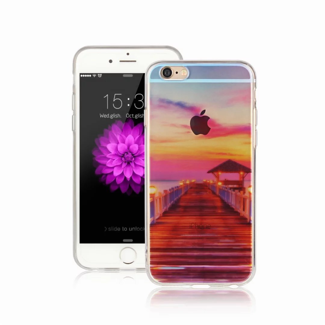 MUTOUREN iPhone 6 Plus/6S Plus TPU case Soft Silicone Bumper Ultra Thin Slim Flexible Cover Case ,High Quality TPU protector-Pattern13