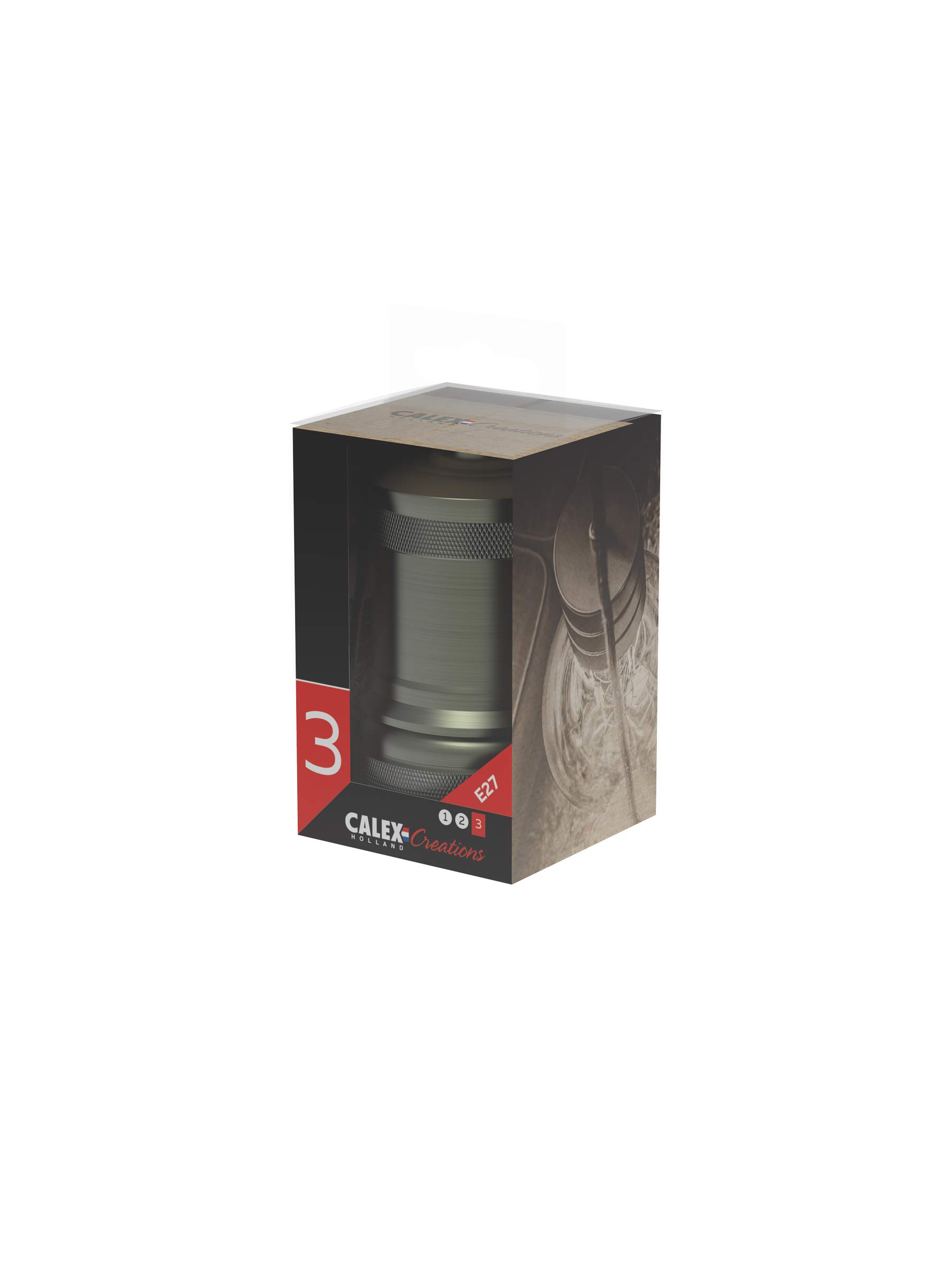 Portalampada termoplastico filettato con attacco E27 Lampo S900F/BI