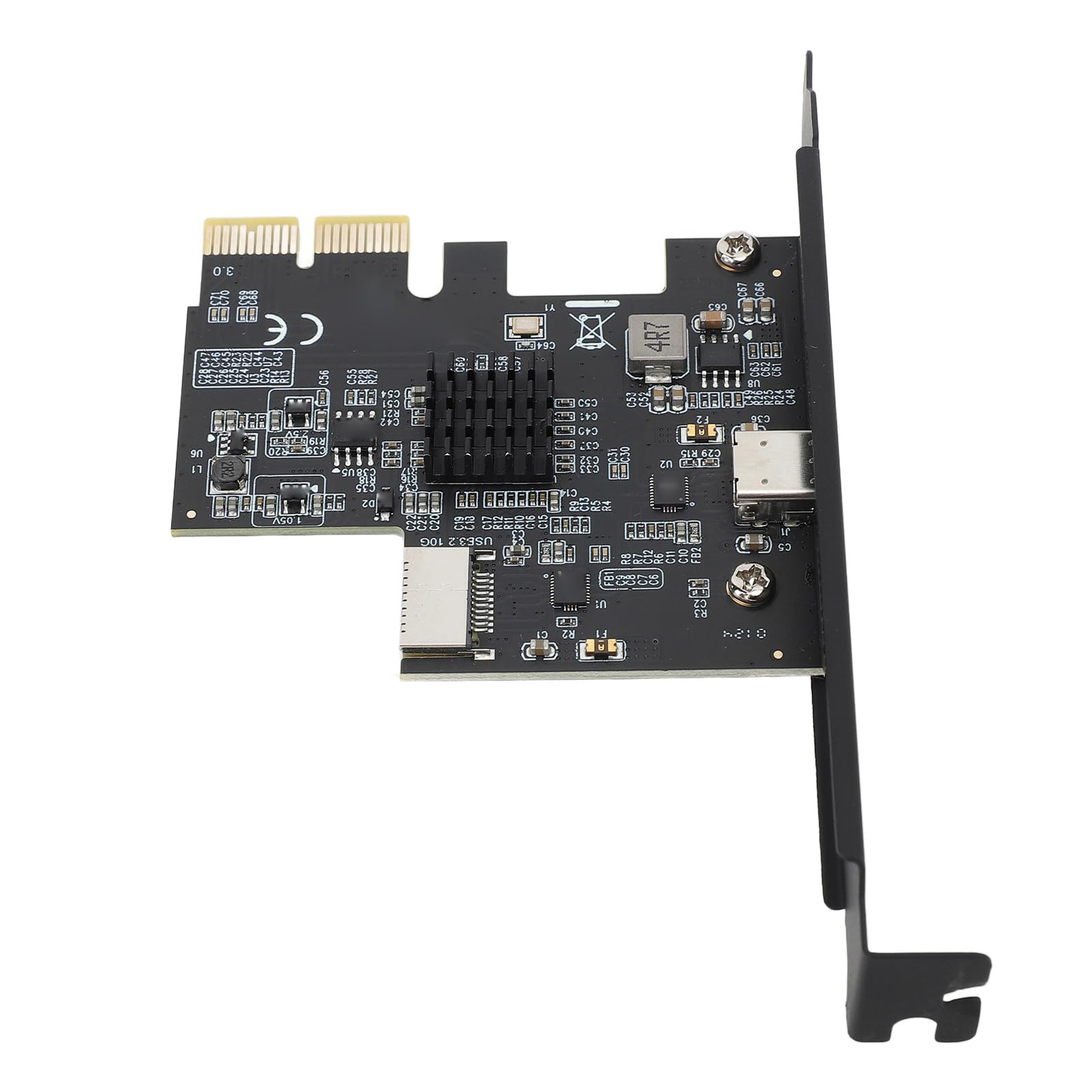 Aramox USB 3.2 Gen2 10Gbps Carte D'extension, PCIe 2X Type C
