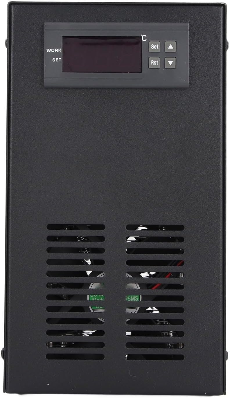 CHICIRIS 70W Water Chiller, Silent Single Cooling System with Erosion Proof Pump for 20L Shrimp Fish Hydroponic Tank Home Aquarium Use (US Plug)