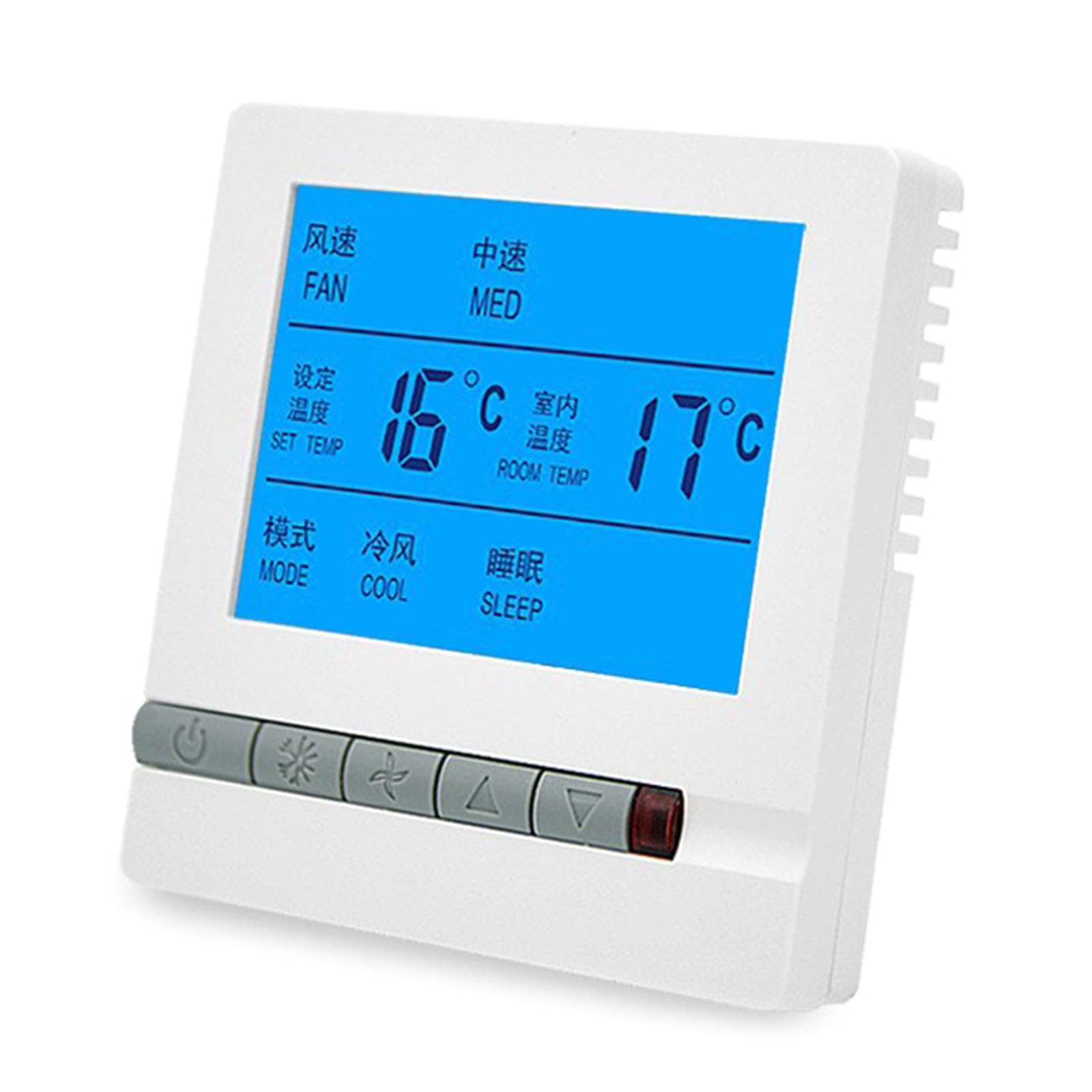 Digital Thermostat Air Conditioners Intelligent Control Thermometers Switches Panel LCD Display Temperature Controller LCD Display Temperature Controller