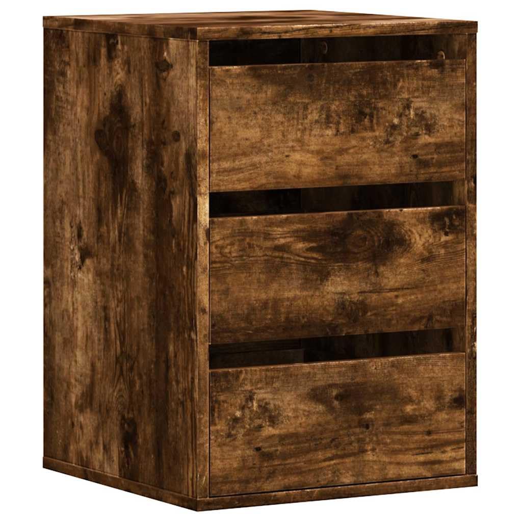 Komoda 3 szuflady 40 x 41 x 58 cm materiał drewnopochodny | Stabilny, odporny na wilgoć, łatwy w pielęgnacji, górna płyta do dekoracji