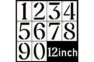 DXCYZ 12 Inch Large Number Stencils Kit