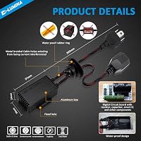 D-Lumina H4 LED Fényszóró Canbus Dekóder - Villogásgátló Kábelköteg, Hibaelhárító Adapter Készlet, 16V, 2 db 5