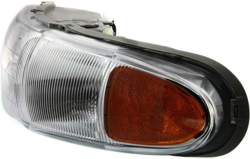 CarLights360 For 1997-2005 Buick Century Headlight Driver and Passenger Side w/Bulbs | DOT Certified | GM2502182 GM2503182