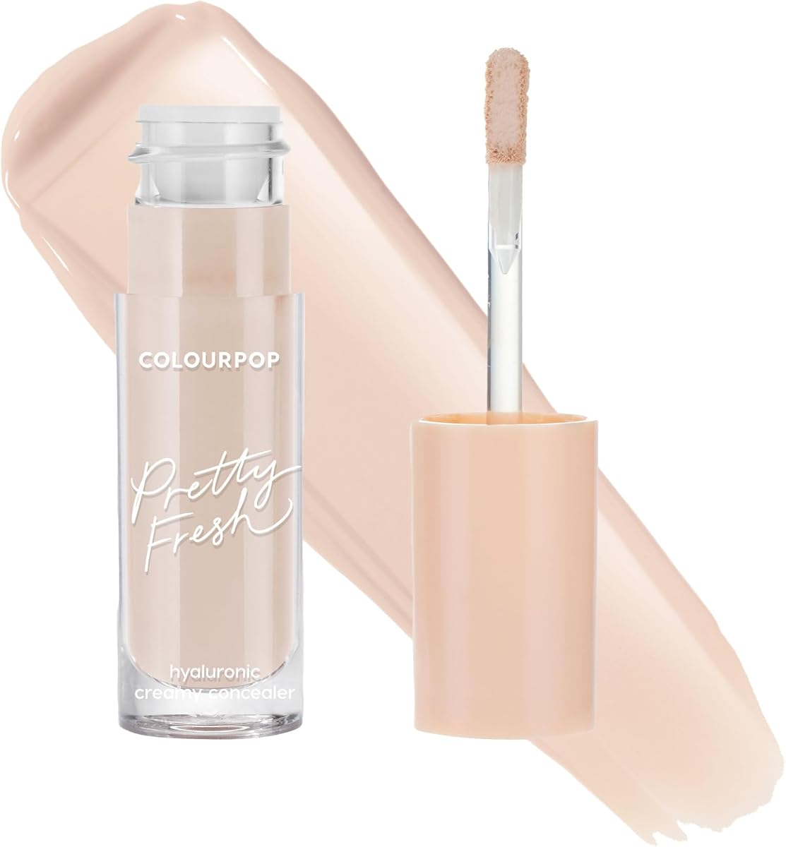 Corrector cremoso Pretty Fresh - Corrector de cobertura total con acabado natural - Formulado con ácido hialurónico y agua de coco para una hidratación instantánea - Ligero - 40N (0,3 oz)