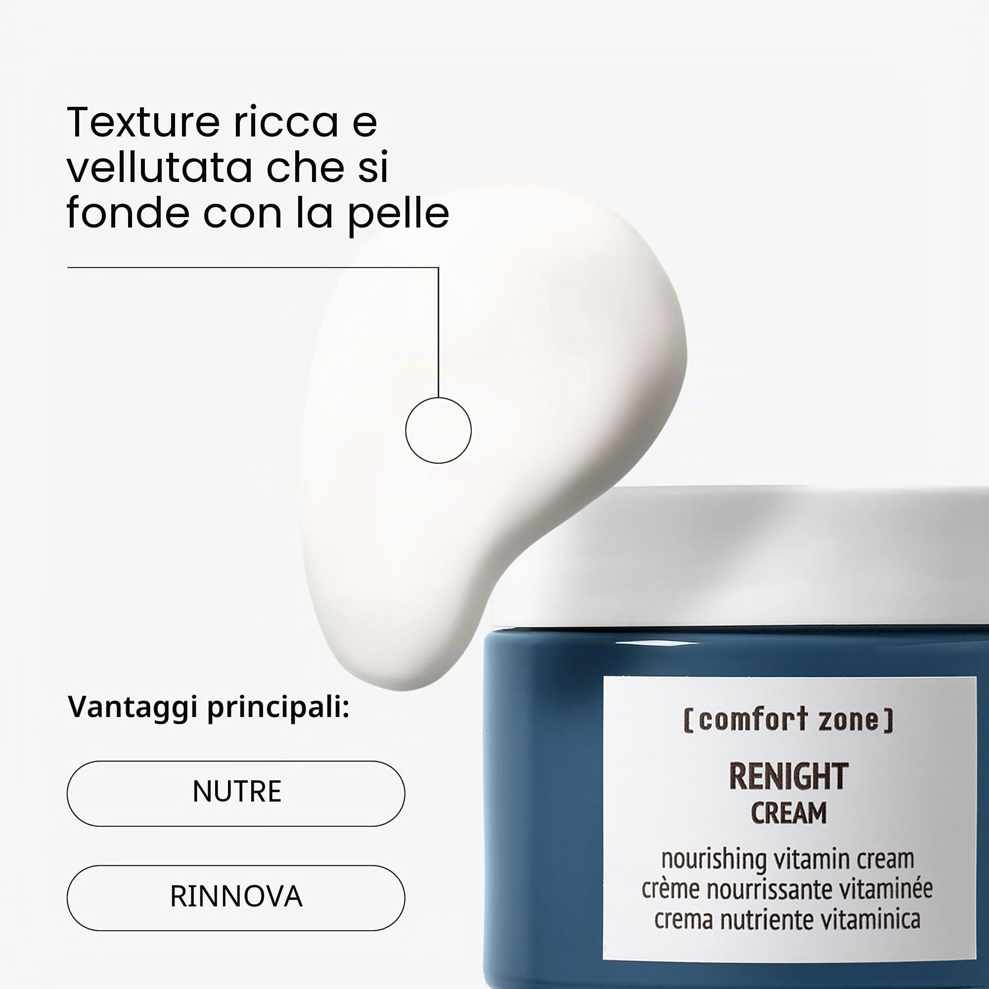 Comfort Zone Renight Cream 30ml - crema nutriente vitaminica